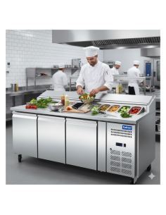 Mesa Preparación Ensaladas SH3000/800 Eutron | Hostelería Negocios 2