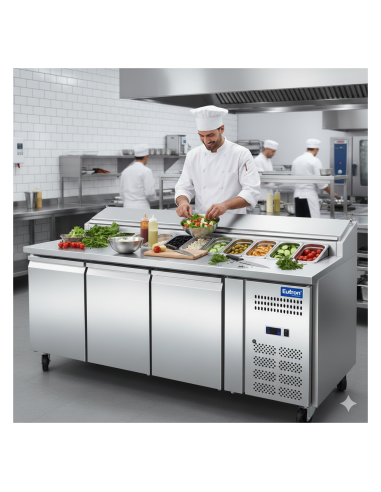 Mesa Preparación Ensaladas SH3000/800 Eutron | Hostelería Negocios