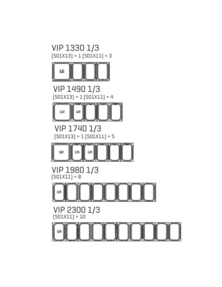 Vitrina Refrigerada Infrico VIP 1/3 T | Hostelería Negocios