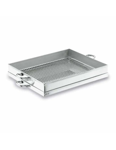 Escurrefritos Rectangular Lacor Acero 18/10 | Hostelería Negocios