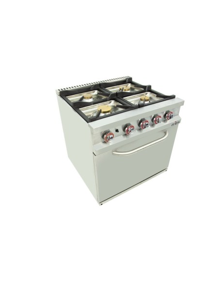 Cocina Gas 4 Fuegos con Horno Arilex EASY 700 80CG70H | Hostelería Negocios
