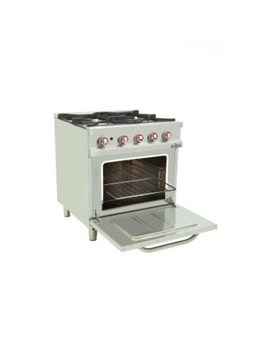 Cocina Gas 4 Fuegos con Horno Arilex EASY 700 80CG70H | Hostelería Negocios