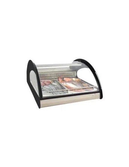 Vitrina Refrigerada PANORAMIC 3GN Pescado GN1/1 | Hostelería Negocios