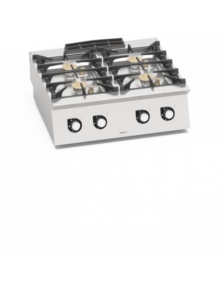 Cocina Gas Bertos S700 SG7F4B 4 Fuegos 24 kW | Hostelería Negocios