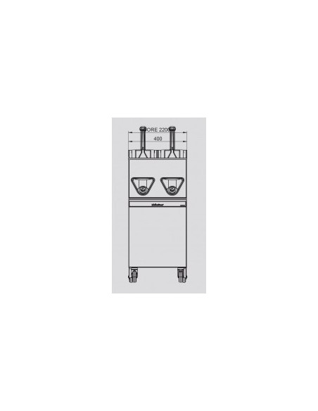Freidora Eléctrica Valentine Core C2200 14,4 kW | Hostelería Negocios