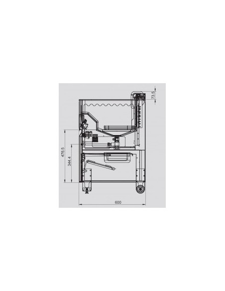 Freidora Eléctrica Valentine Core C2200 14,4 kW | Hostelería Negocios