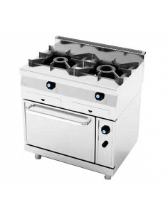 Cocina Serie 600 con Horno a Gas Jemi 19,64 kW | Hostelería Negocios