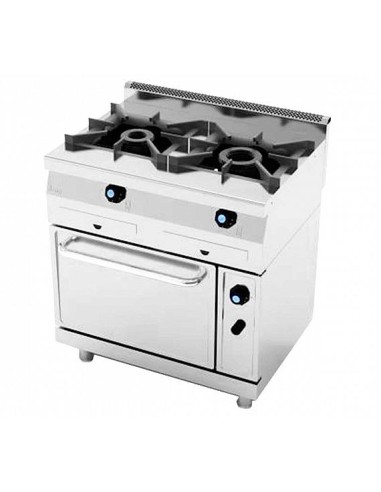 Cocina Serie 600 con Horno a Gas Jemi 19,64 kW | Hostelería Negocios