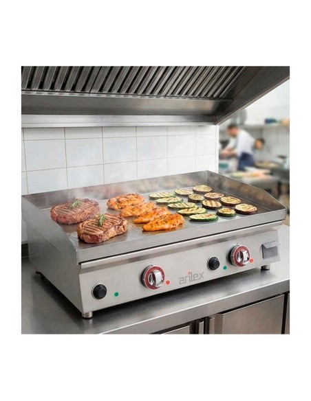 Plancha Eléctrica Cromo Duro 80PECN ARILEX|Hosteleria Negocios