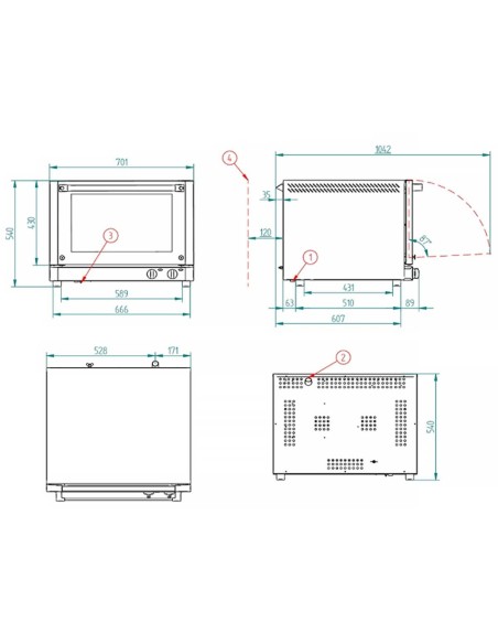 Horno de Convección RX 424 PLUS FM|HosteleriaNegocios