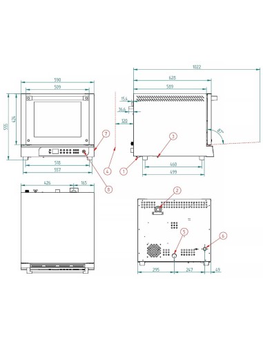 Horno de Convección RXD 384 FM|HosteleriaNegocios