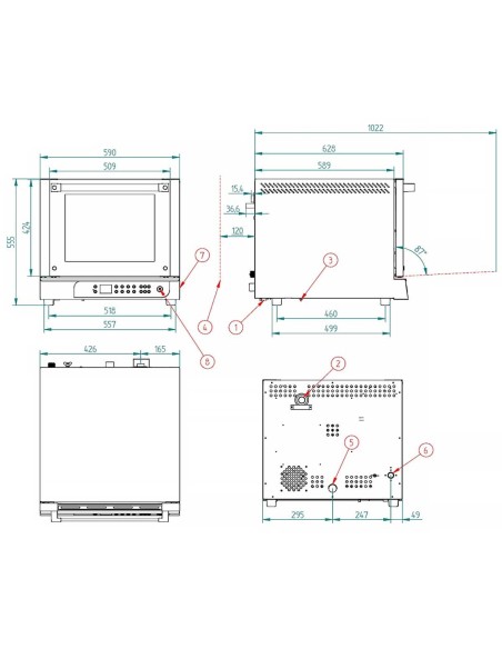 Horno de Convección RXD 384 FM|HosteleriaNegocios