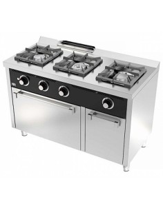Cocina a Gas Fainca HR S600 3 Fuegos + Horno | Hostelería Negocios