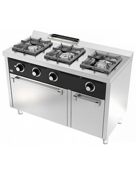 Cocina a Gas Fainca HR S600 3 Fuegos + Horno | Hostelería Negocios