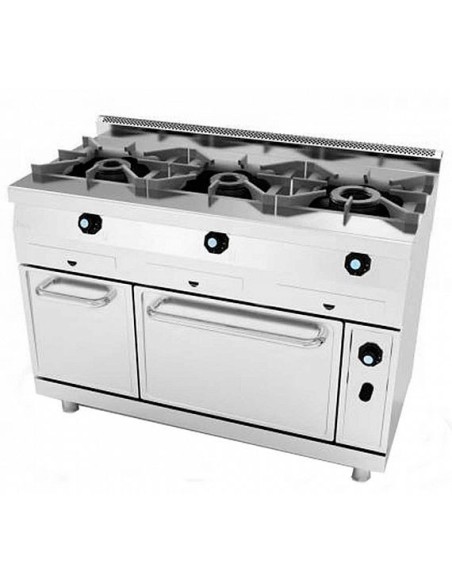 Cocina a Gas Jemi 631 Serie 600 con Horno | Hostelería Negocios