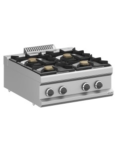 Cocina a Gas Sobremesa MBM MFB77TXL 4x7 kW | Hostelería Negocios