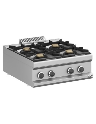 Cocina a Gas Sobremesa MBM MFB77TXL 4x7 kW | Hostelería Negocios