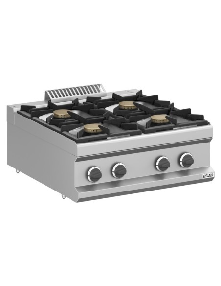 Cocina a Gas Sobremesa MBM MFB77TXL 4x7 kW | Hostelería Negocios