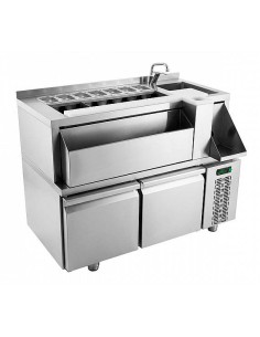 Mesa Fría Coctelería Eratos MCR 120D / 160D | Hostelería Negocios