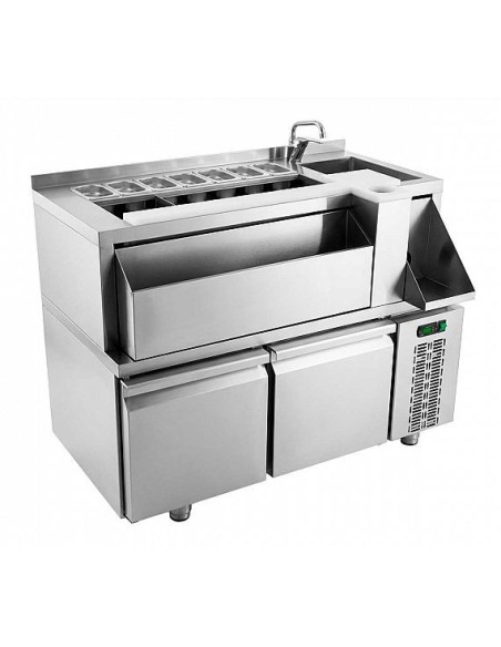 Mesa Fría Coctelería Eratos MCR 120D / 160D | Hostelería Negocios