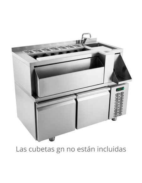 Mesa Fría Coctelería Eratos MCR 120D / 160D | Hostelería Negocios