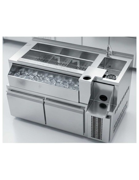 Mesa Fría Coctelería Eratos MCR 120D / 160D | Hostelería Negocios