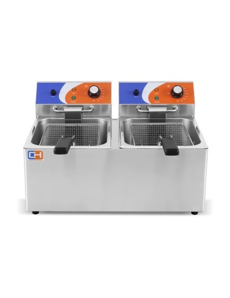 Freidora Eléctrica 8+8 L  EF-8L-2|Hosteleria Negocios