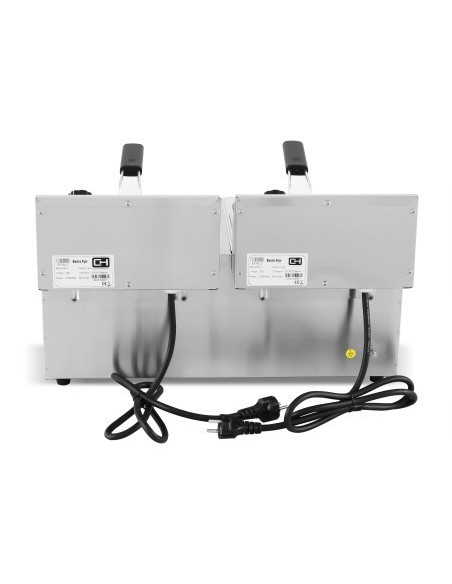 Freidora Eléctrica 8+8 L  EF-8L-2|Hosteleria Negocios