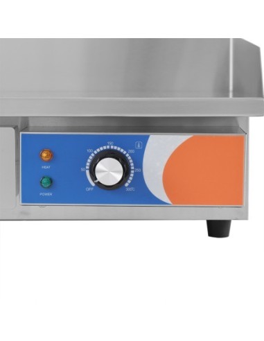 Plancha Eléctrica Cromo Duro Clima EG-818 D 3 kW | Hostelería Negocios