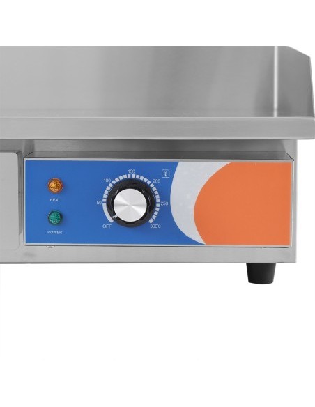 Plancha Eléctrica Cromo Duro Clima EG-818 D 3 kW | Hostelería Negocios