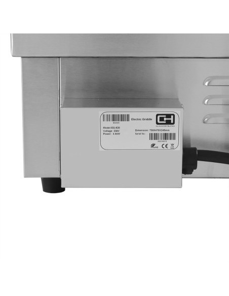 Plancha Eléctrica Clima EG-820 4,3 kW 730x400 | Hostelería Negocios