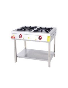 Cocina a Gas 2 Fuegos con Mueble 7921E Eutron | Hostelería Negocios