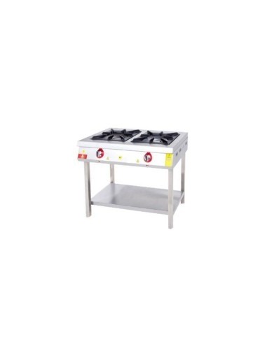 Cocina a Gas 2 Fuegos con Mueble 7921E Eutron | Hostelería Negocios