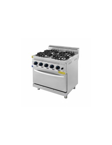 Cocina Gas 4 Fuegos con Horno Serie 700 TC.7KG800 | Hostelería Negocios