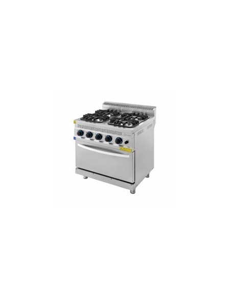 Cocina Gas 4 Fuegos con Horno Serie 700 TC.7KG800 | Hostelería Negocios