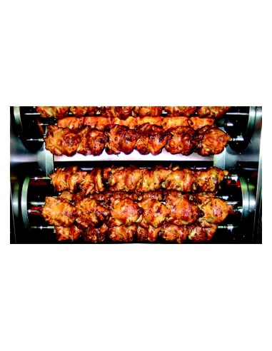 Asador de Pollos Gas MCM MR 8 Espadas 48 Pollos | Hostelería Negocios