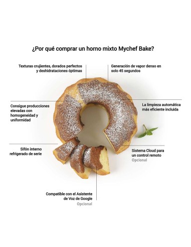 Horno Mixto Mychef Bake Pro 6 60x40 12,6 kW | Hostelería Negocios