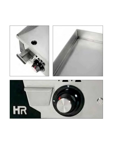 Plancha de Gas Acero Laminado PLC8100 HR Fainca|Hosteleria Negocios
