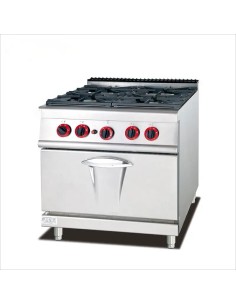 Cocina Gas 4 Fuegos con Horno ARSGH-987A | Hostelería Negocios