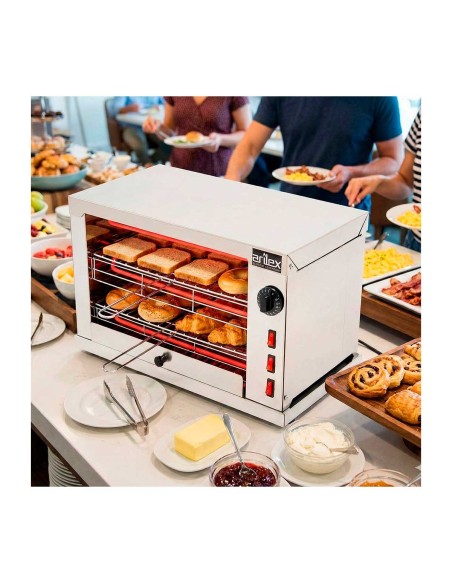 Tostador Eléctrico Doble Arilex 2DUOT 3,45 kW | Hostelería Negocios