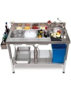 Mesa Barman con Grifo y Cubetas Fricosmos | Hostelería Negocios