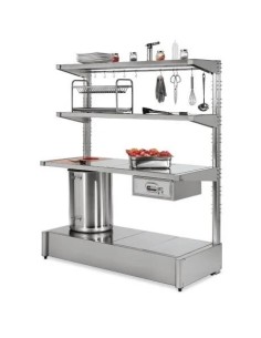 Mesa Mural con Estantes Fricosmos Serie Imagine | Hostelería Negocios