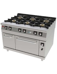 Cocina a Gas Jemi Chef 611 Serie 900 con Horno | Hostelería Negocios