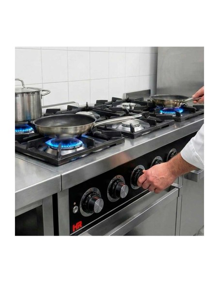 Cocina a Gas Fainca HR C6F750H Serie 750 con Horno GN 2/1 | Hostelería Negocios