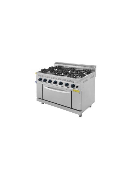 Cocina a Gas con Horno Eutron TC.7KG120 Serie 700 | Hostelería Negocios