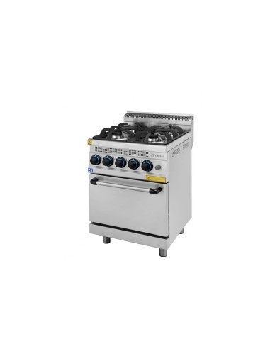 Cocina a Gas con Horno Eutron Turhan Serie 630 | Hostelería Negocios