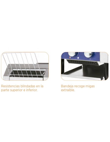 EDENOX Tostador de Cinta TPC-40|Hosteleria negocios