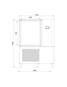Abatidor de Temperatura Edenox AM-102 CD 10 GN 2/1 | Hostelería Negocios 2