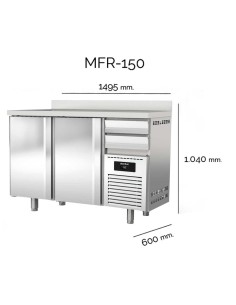 Mesa Refrigerada Docriluc Solare MFR Fondo 60 | Hostelería Negocios 2