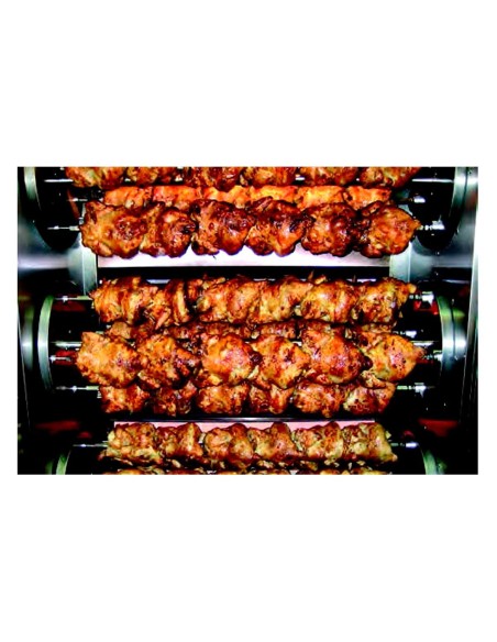 Asador de Pollos a Gas Multirotativo 16MR MCM|Hosteleria Negocios